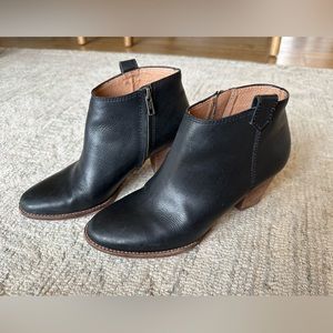 Madewell women’s black Billie boots, size 8.5, pre-owned